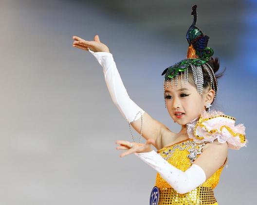 Children take part in fashion week