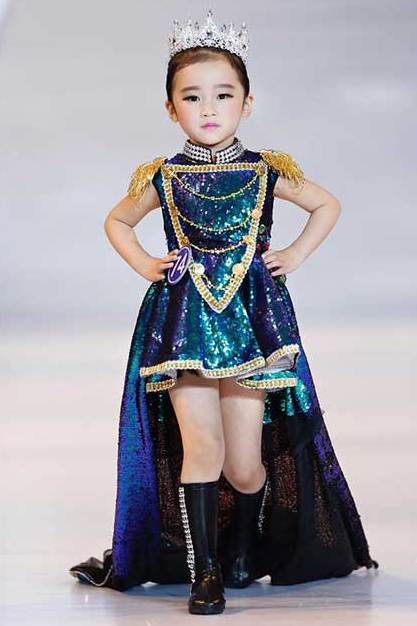 Children take part in fashion week