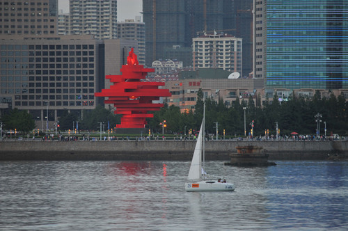 The beauty of Qingdao's coastal skyline