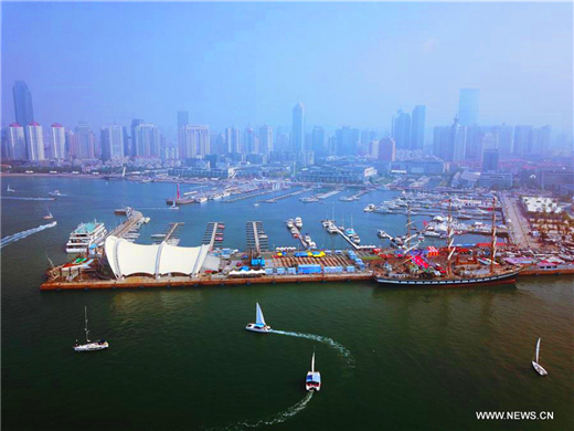 Development of China's costal city Qingdao in photos