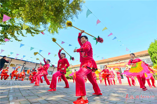 Yangko dance flourishes in Qingdao village