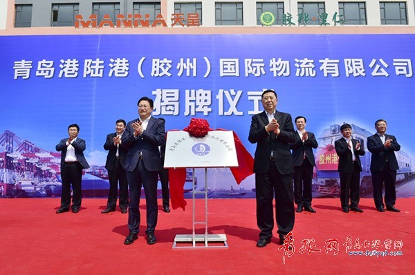 Qingdao Port, Jiaozhou City deepen cooperation